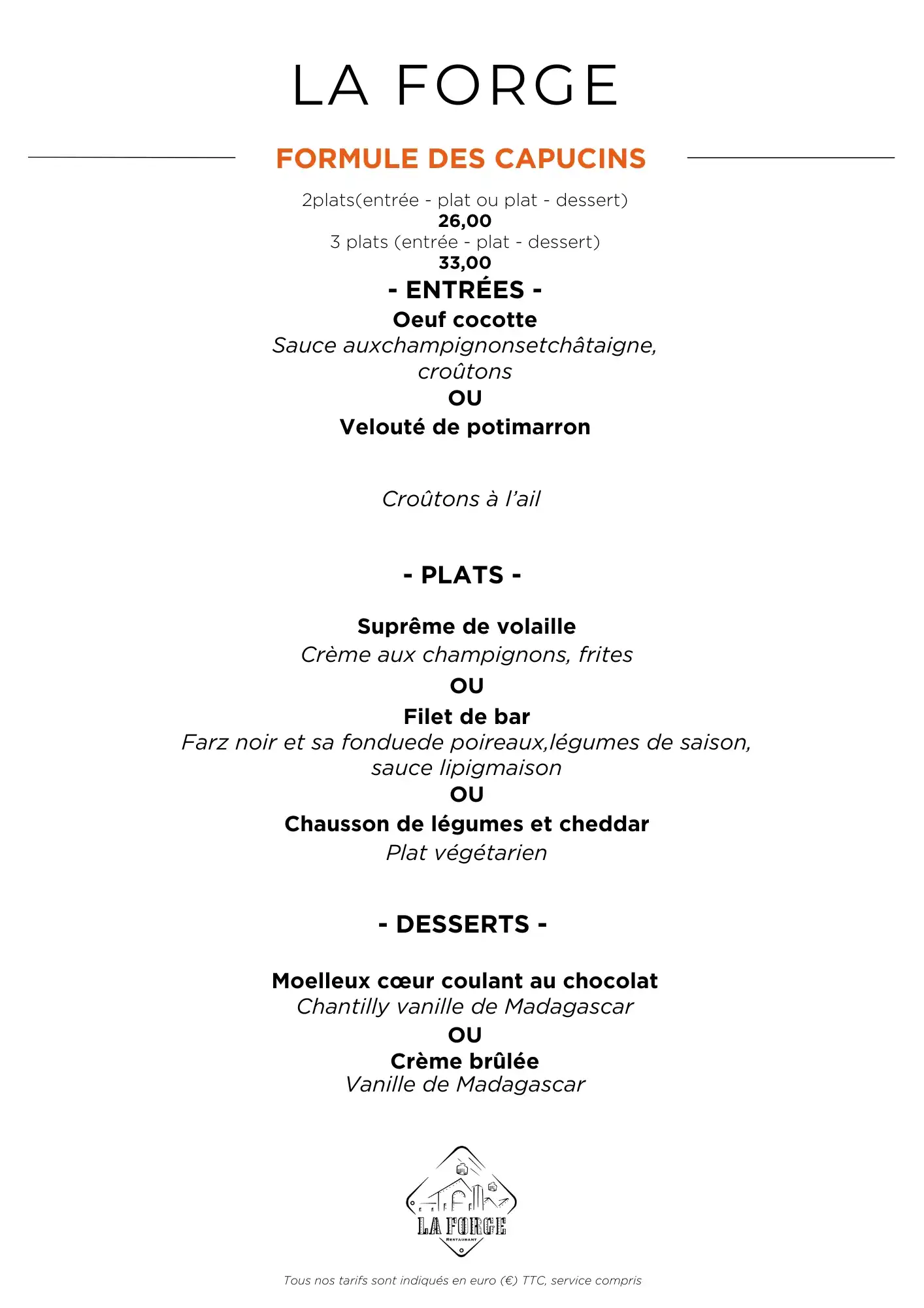 Formule des Capucins